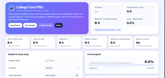 College Fund PRO - Plan your child’s education fund with confidence